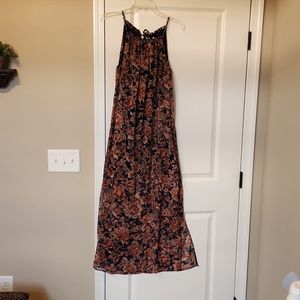 Maxi Floral Print Dress